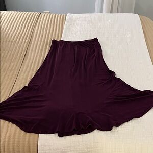 Chico's travelers flared bottom skirt